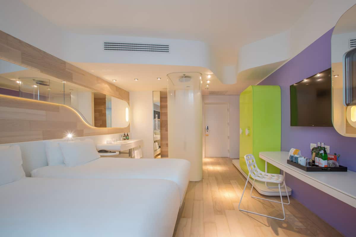 Standard Room, Multiple Beds | Premium bedding, down comforters, minibar, in-room safe