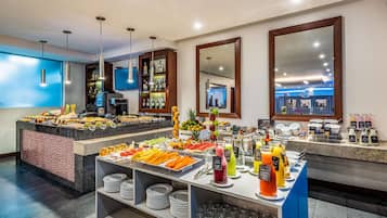Buffet breakfast for a fee