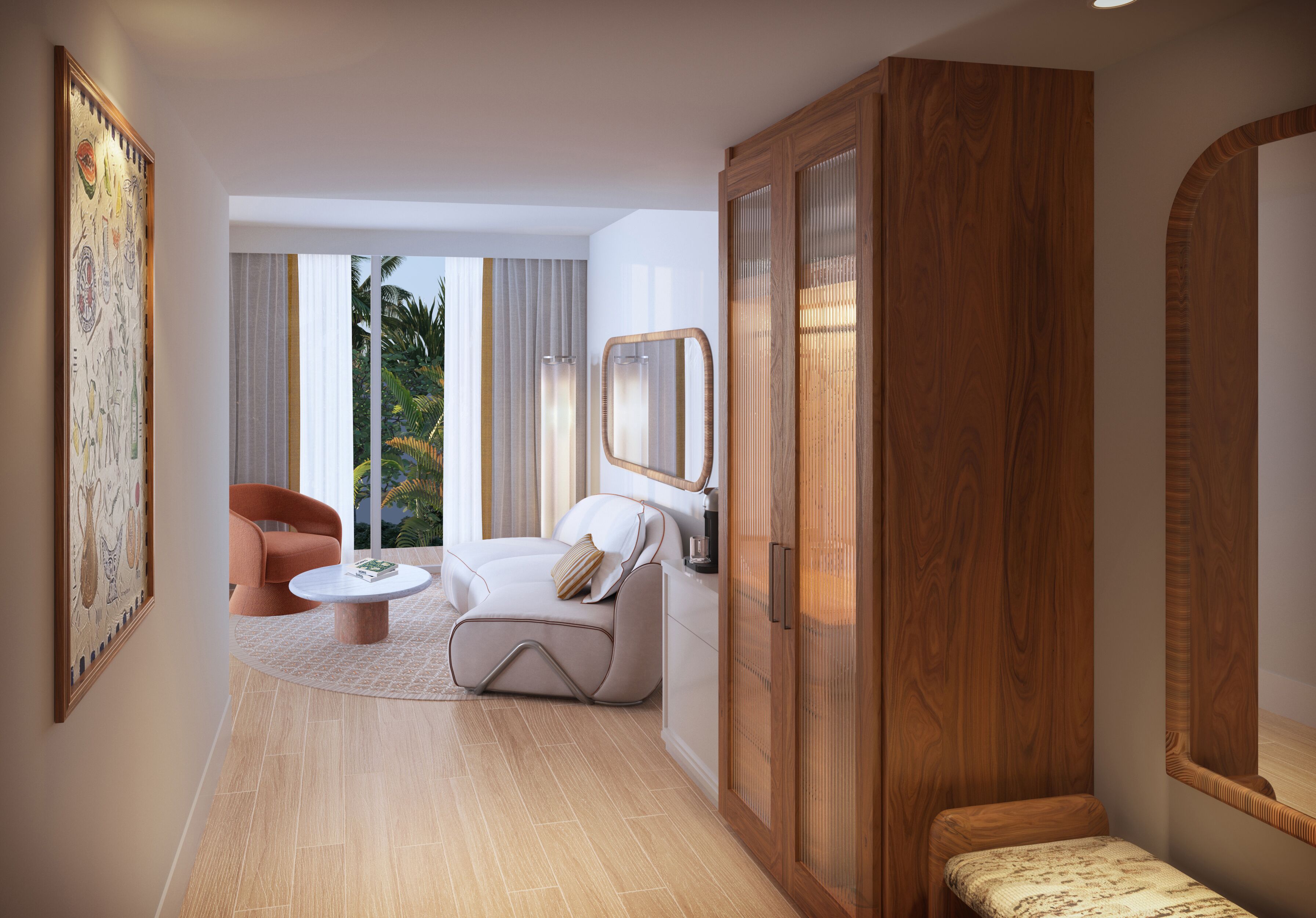 In-room safe, desk, blackout curtains, iron/ironing board