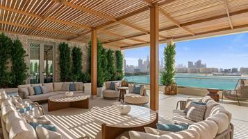 Suite Grand, 1 cama matrimonial (Penthouse - Executive) | Ropa de cama de alta calidad, edredón, camas Select Comfort y minibar