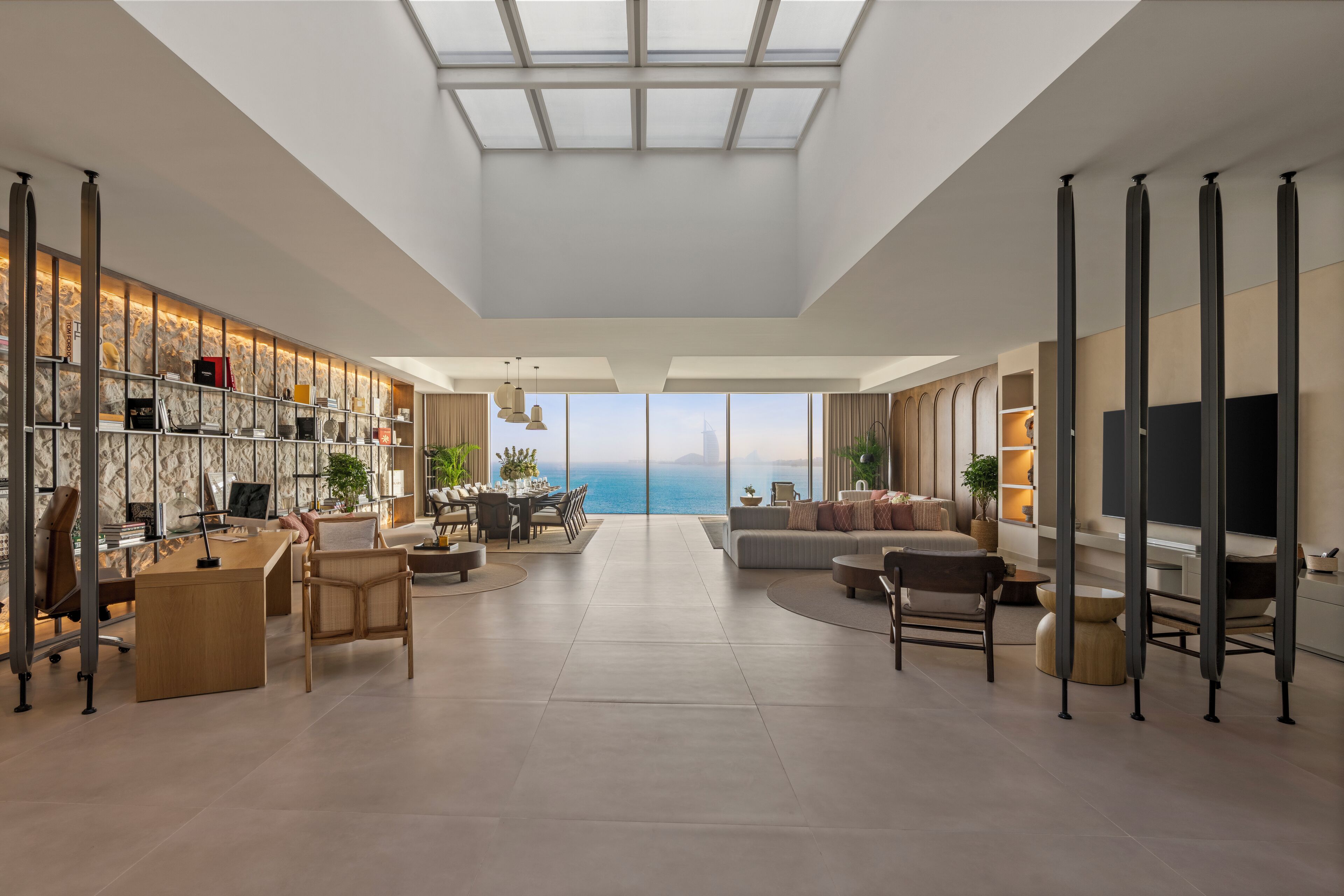 Suite Grand, 1 cama matrimonial (Penthouse - Executive) | Área de sala de estar | Televisión de plasma de 40 pulgadas con canales digitales y televisión 