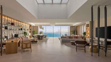 Suite – grand, 1 dobbeltseng (Penthouse - Executive) | Sengetøy av topp kvalitet, dundyner og senger med Select Comfort-madrass