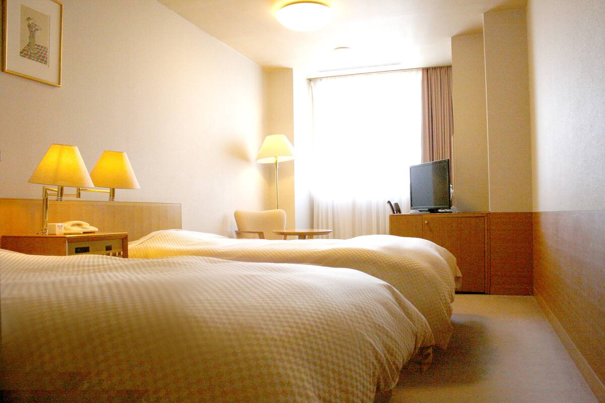 Twin Room, Non Smoking | In-room safe, desk, laptop workspace, iron/ironing board (on request)