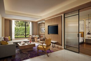 55-inch LED TV with digital channels, Netflix, streaming services - Vivanta Thane LBS Road (Thane)