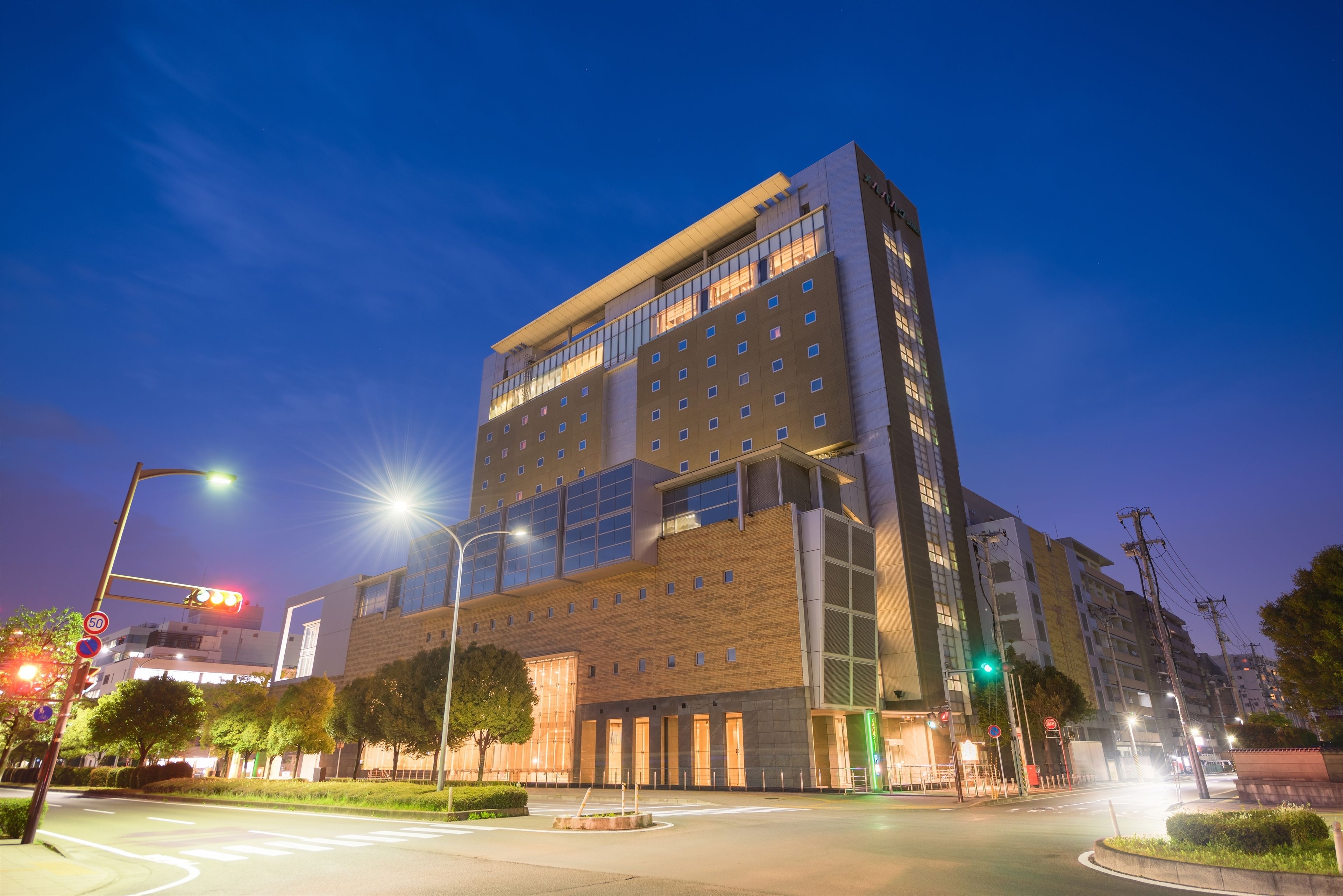 front of property – evening/night