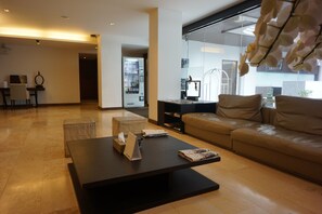 Sitteområde i lobbyen