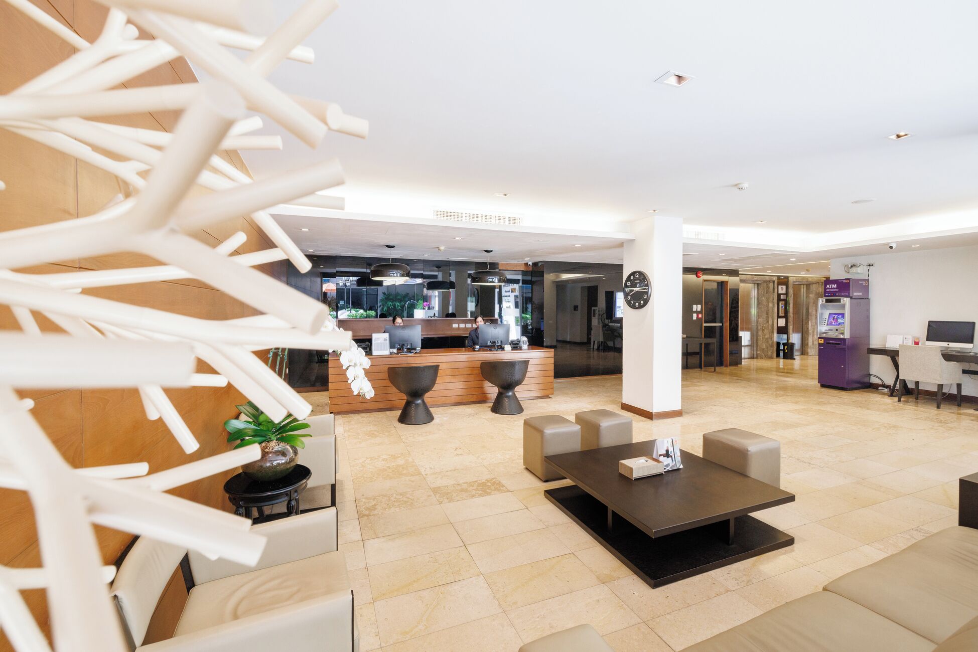 Lobby sitting area