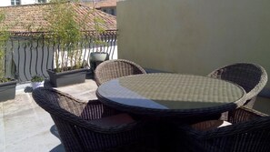 Dobbeltrom – superior, terrasse | Terrasse/patio