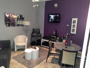Sala de estar en el lobby
