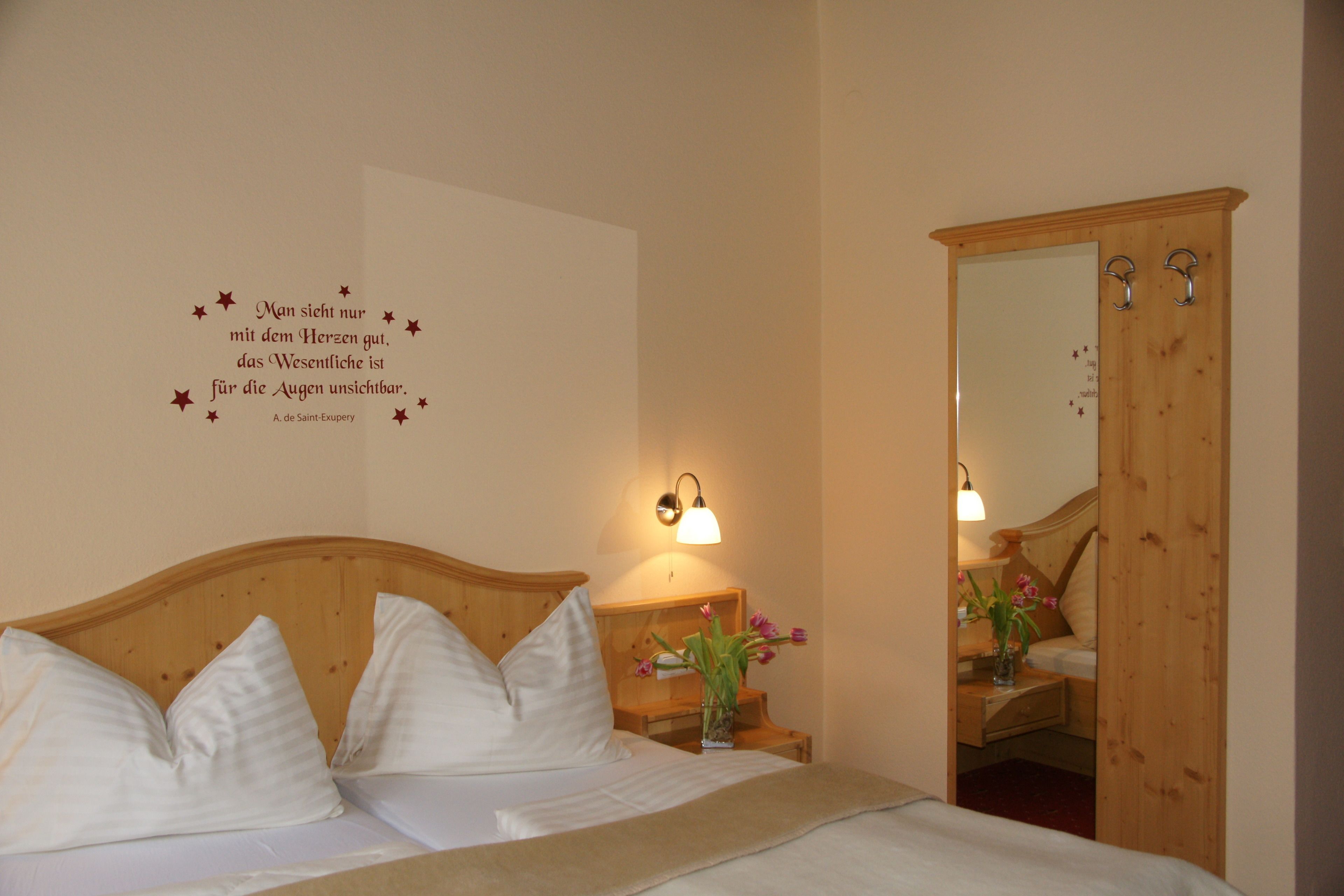 hypo-allergenic bedding, in-room safe, individually decorated