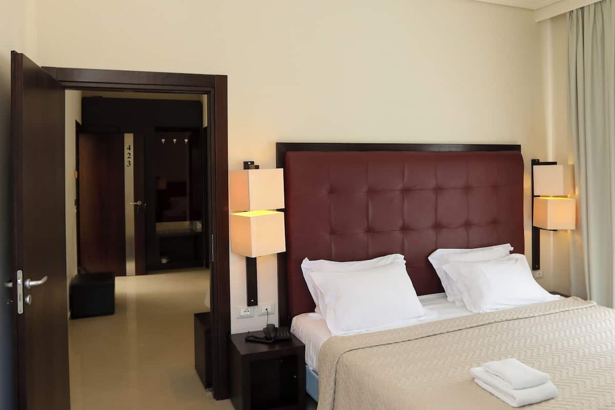 Habitación familiar, vista al mar | 1 habitación, ropa de cama de alta calidad y camas Select Comfort