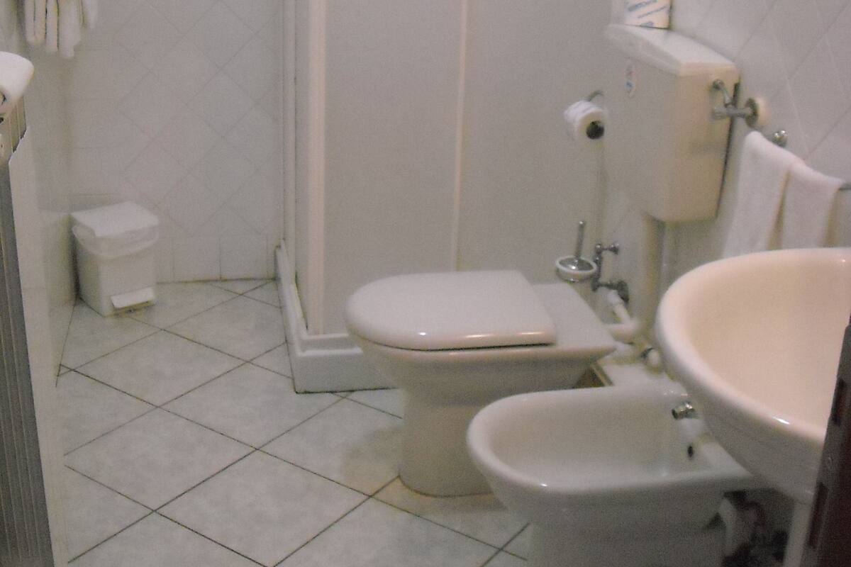 single room | bathroom | shower, rainfall showerhead, free toiletries, hair dryer