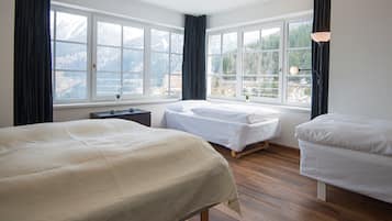 Deluxe-Apartment, 3 Schlafzimmer, Küche, Bergblick | 2 多间卧室、特色装修、特色家居、熨斗/熨板