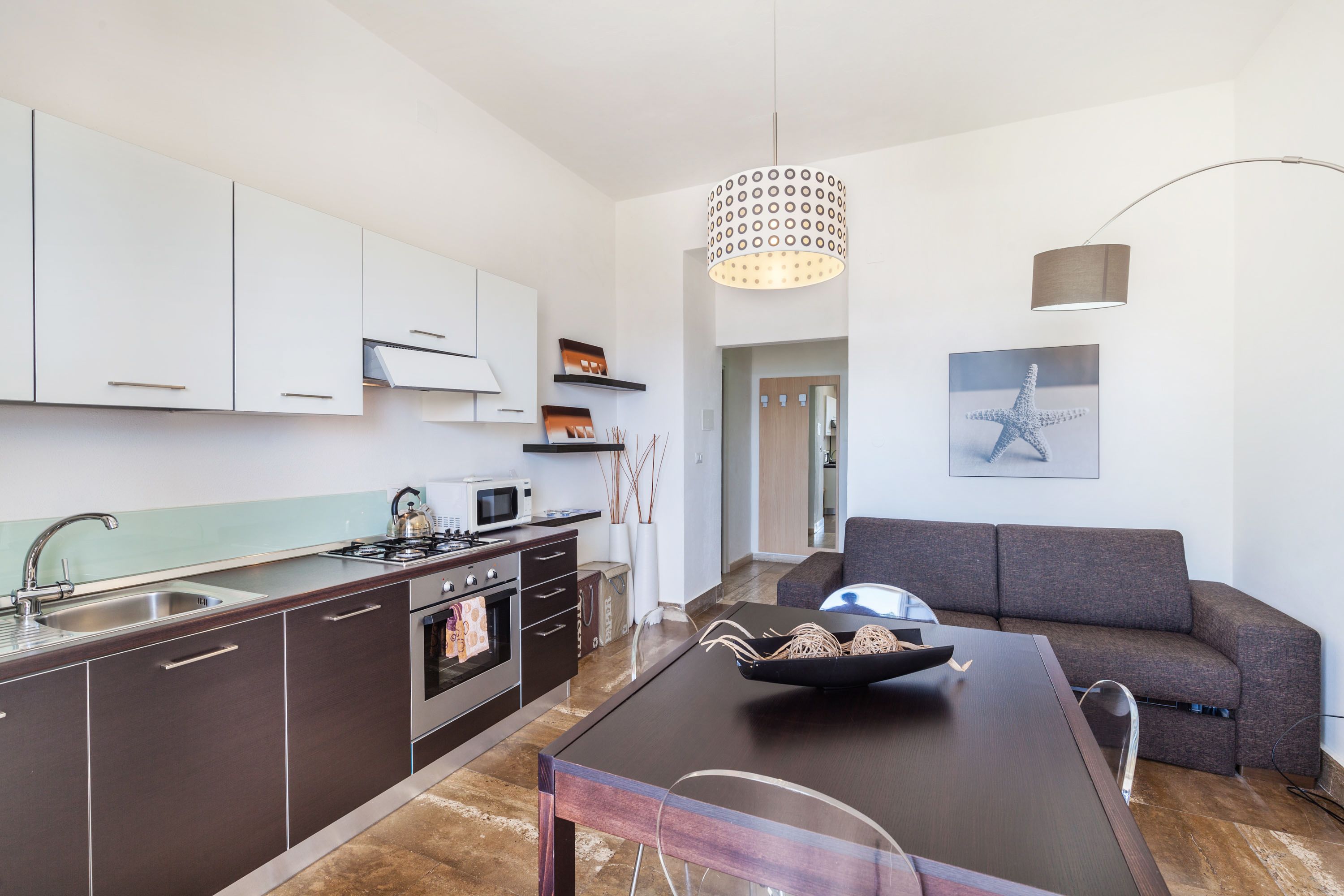 Superior-Apartment, 1 Schlafzimmer, Meerblick | Eigene Küche | Großer Kühlschrank, Mikrowelle, Herdplatte