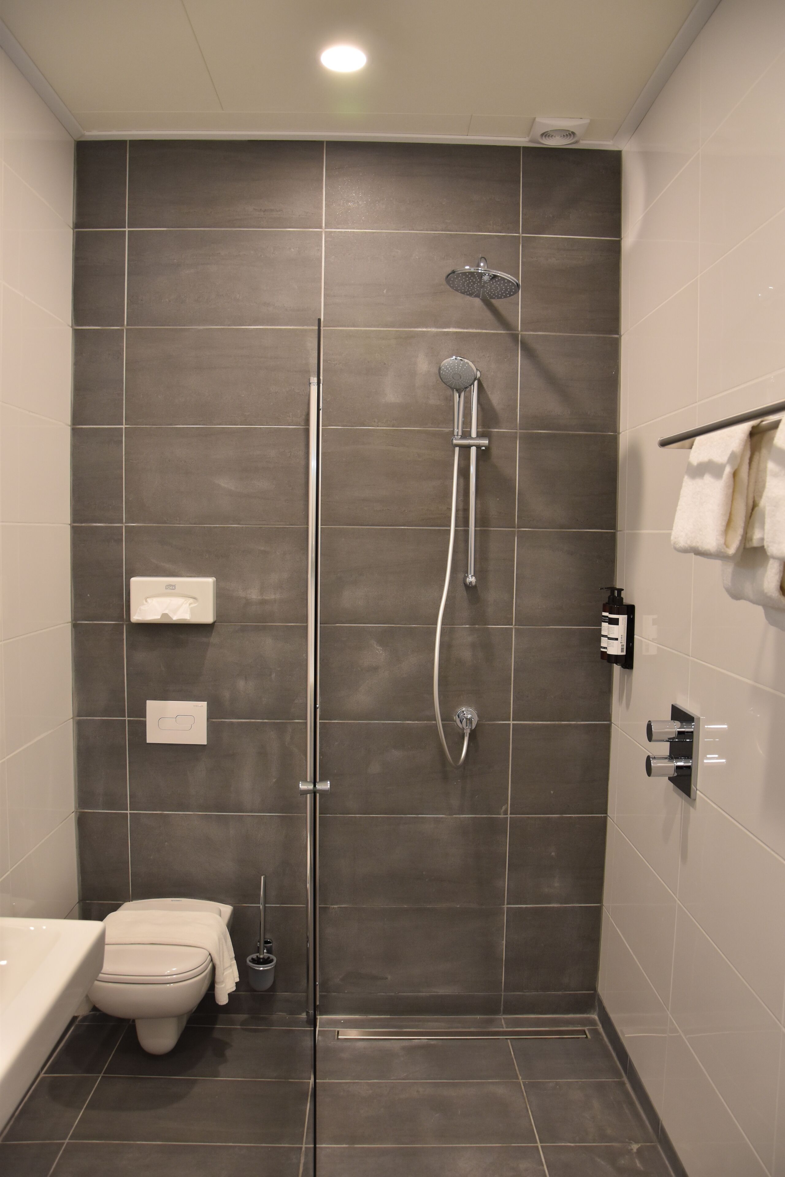 comfort double room, accessible, ground floor | bathroom | designer toiletries, hair dryer, towels, soap