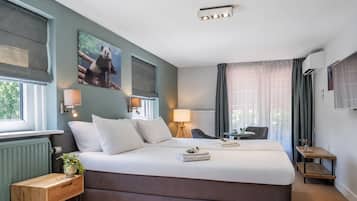 Premium bedding, pillow-top beds, in-room safe, individually furnished