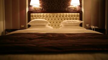 Double Room | Premium bedding, minibar, desk, laptop workspace