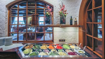 Dîner servi sur place