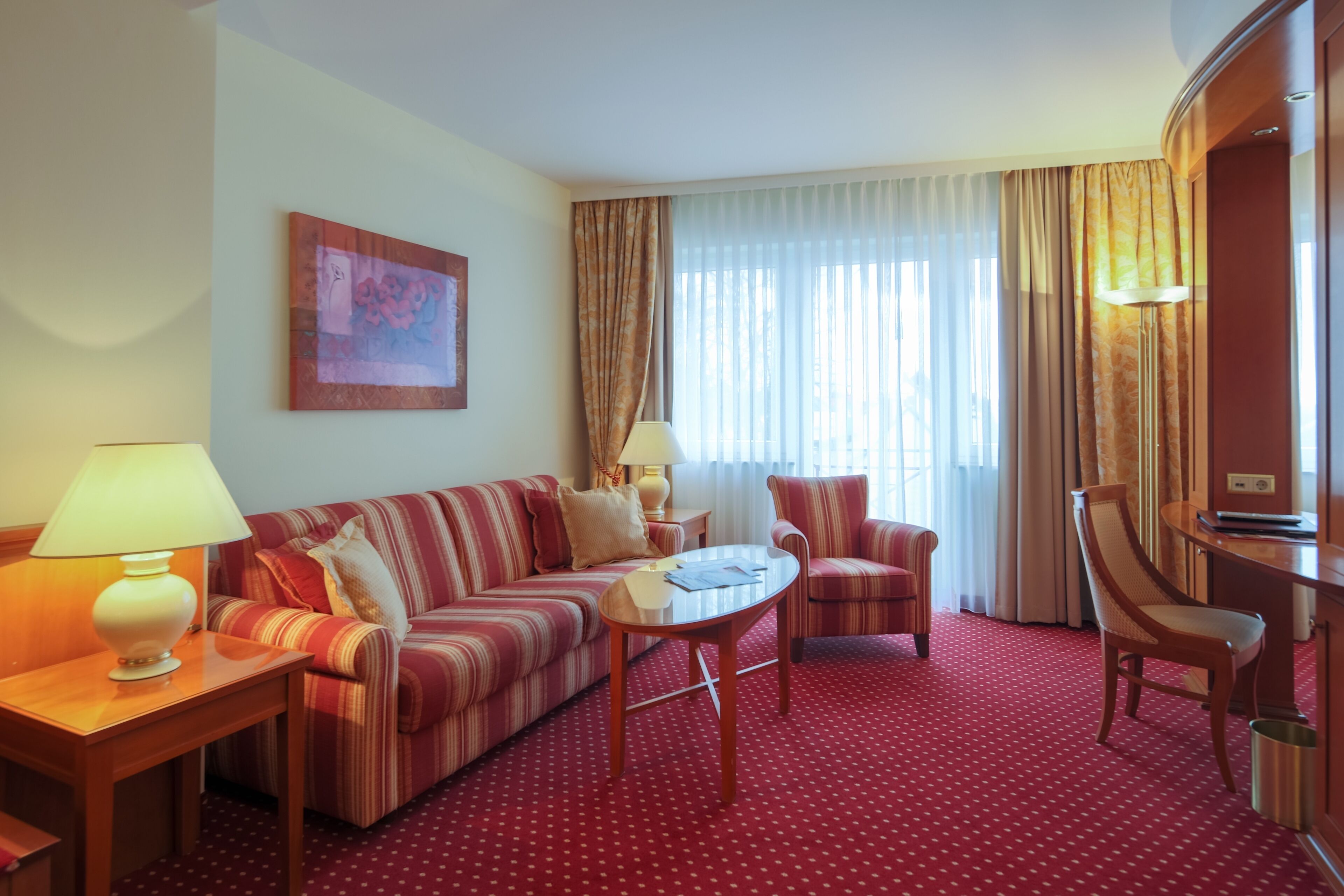 Een 32-inch televisie met satellietzenders