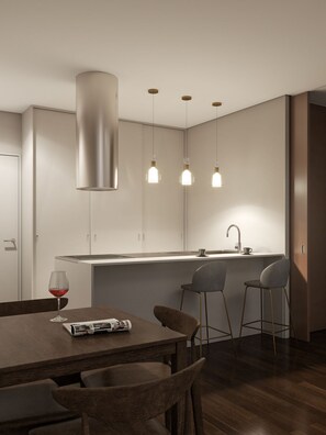 Deluxe 1-Bedroom Apartment | Living area - Gallery Townhouse & Home (Porto)