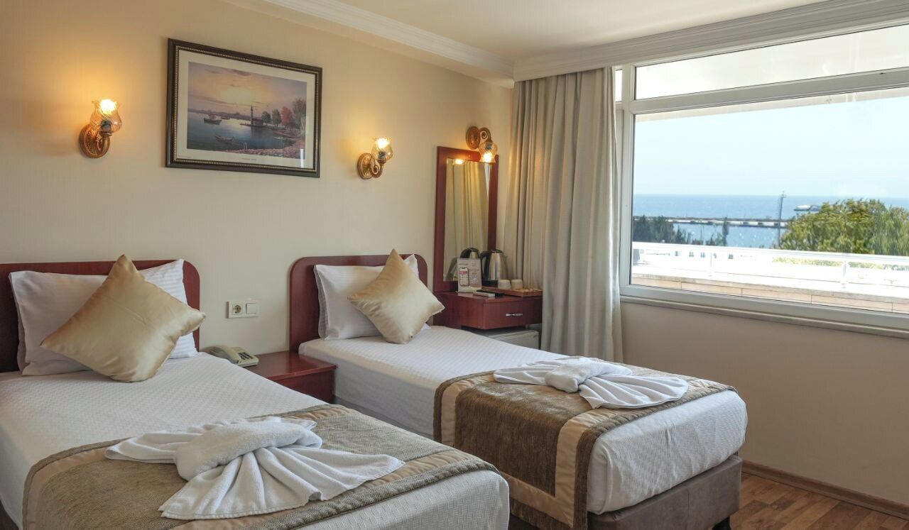 SEA VIEW BALCONY ROOM DBL AND TWIN | Außenbereich