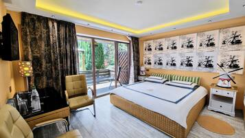 Quarto conforto, 2 quartos | 1 quarto, roupas de cama premium, escrivaninha