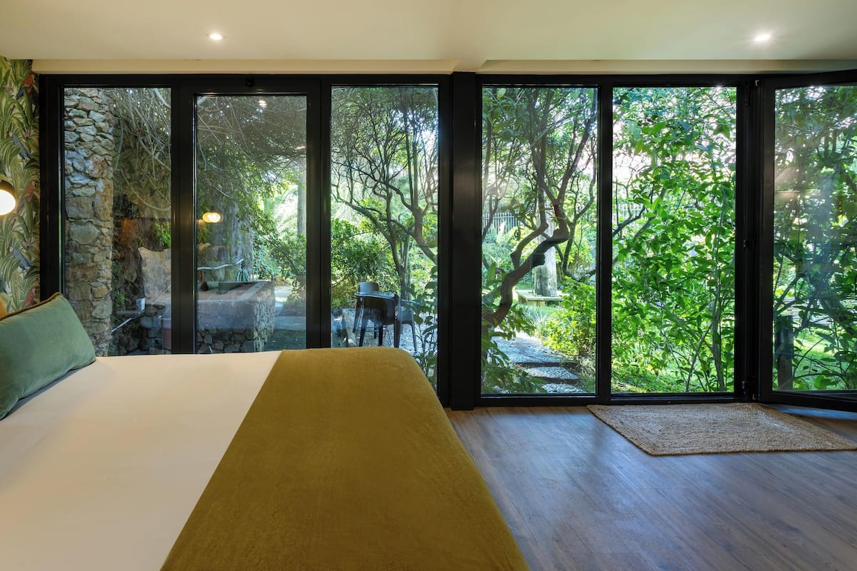 Double Room, Kitchenette | Garden view