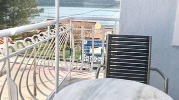 Double or Twin Room, Partial Sea View | Balcony view