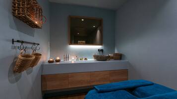 Behandlingsrum til par, kropsbehandlinger, deep tissue-massage