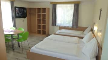 Free WiFi, bed sheets