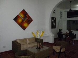 Lobby sitting area