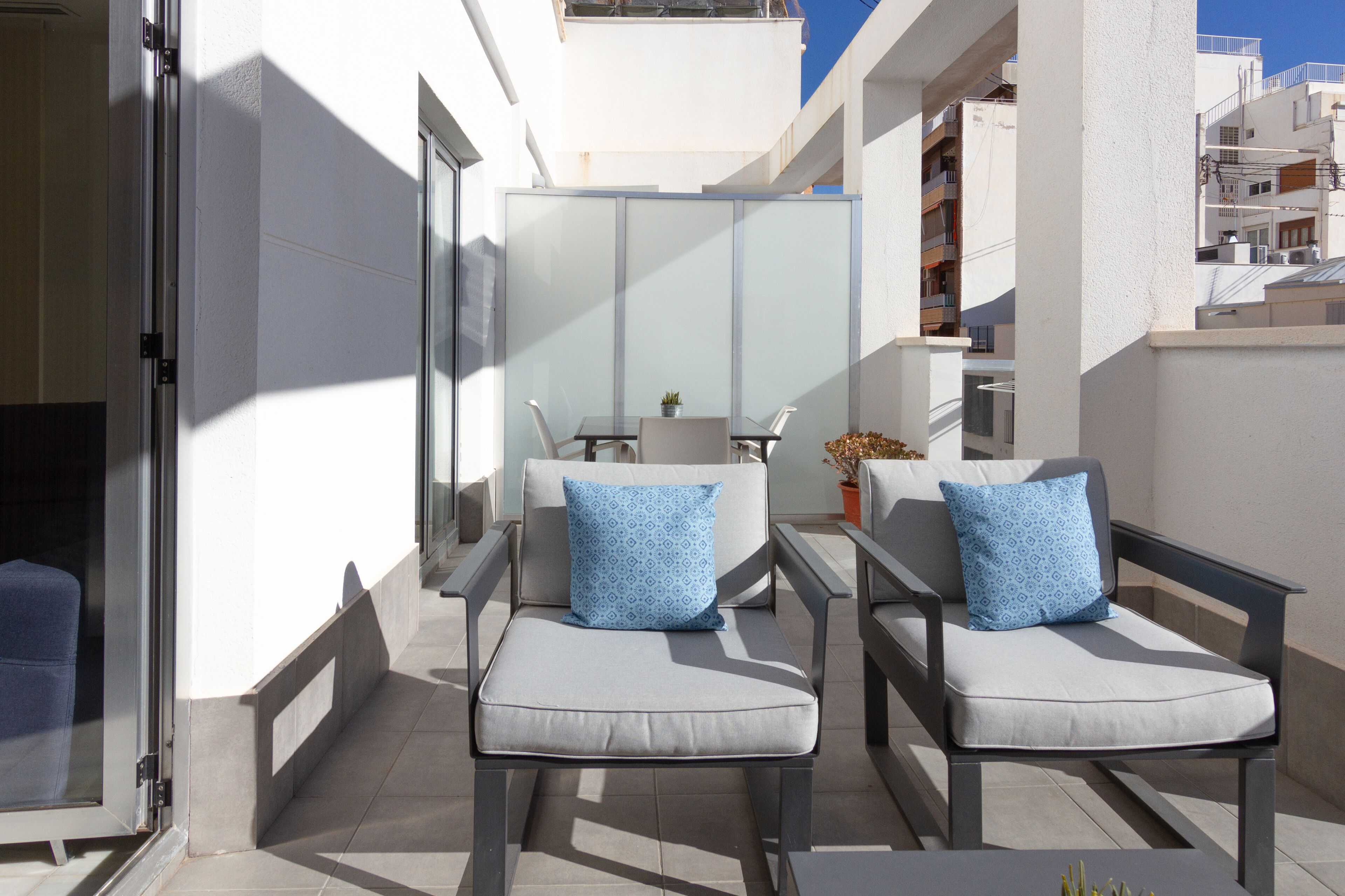 Deluxe appartement | Terras