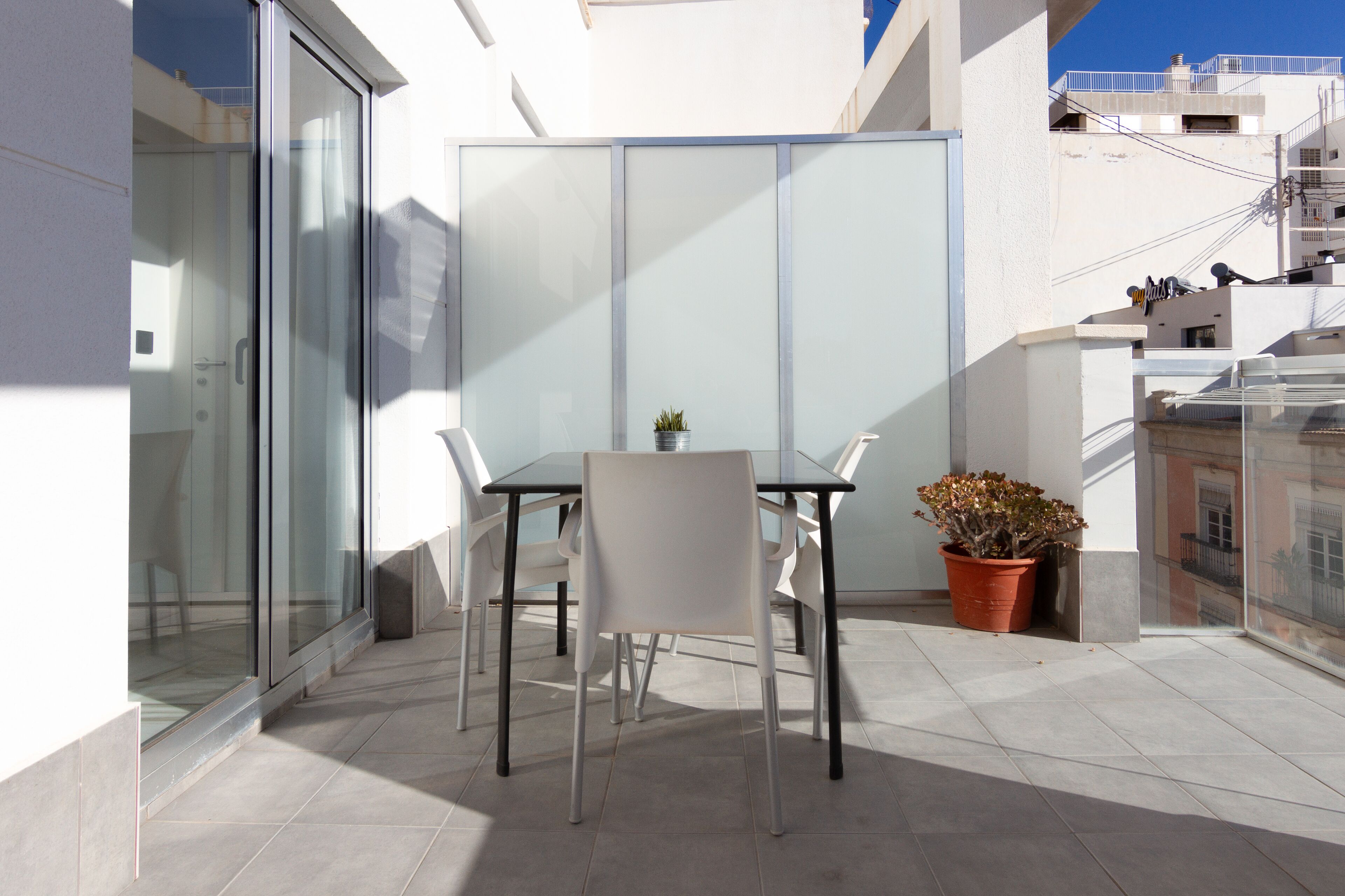 Apartamento luxo, terraço | Terraço/pátio