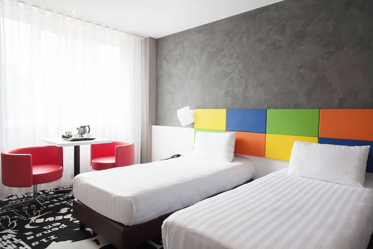 Ropa de cama de alta calidad y minibar