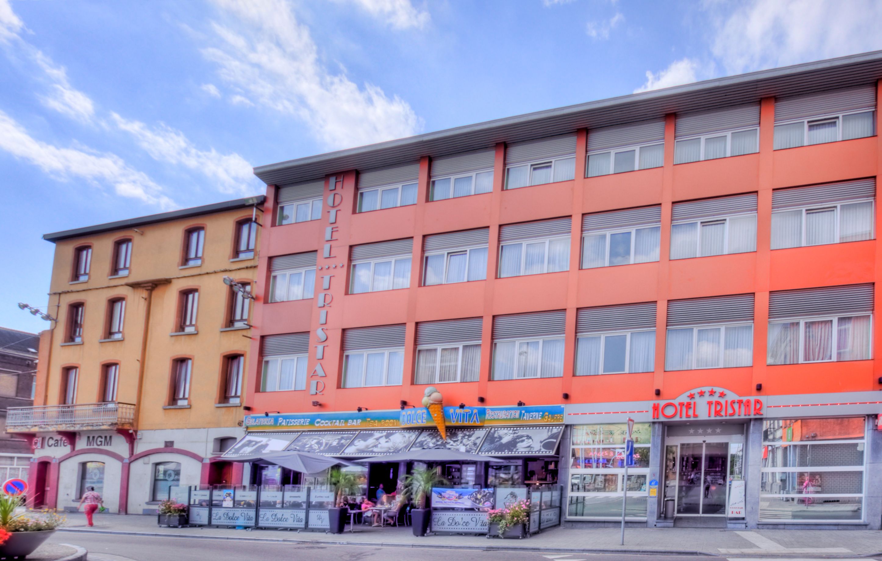 Voorkant van accommodatie