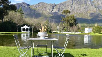 Blick von der Unterkunft