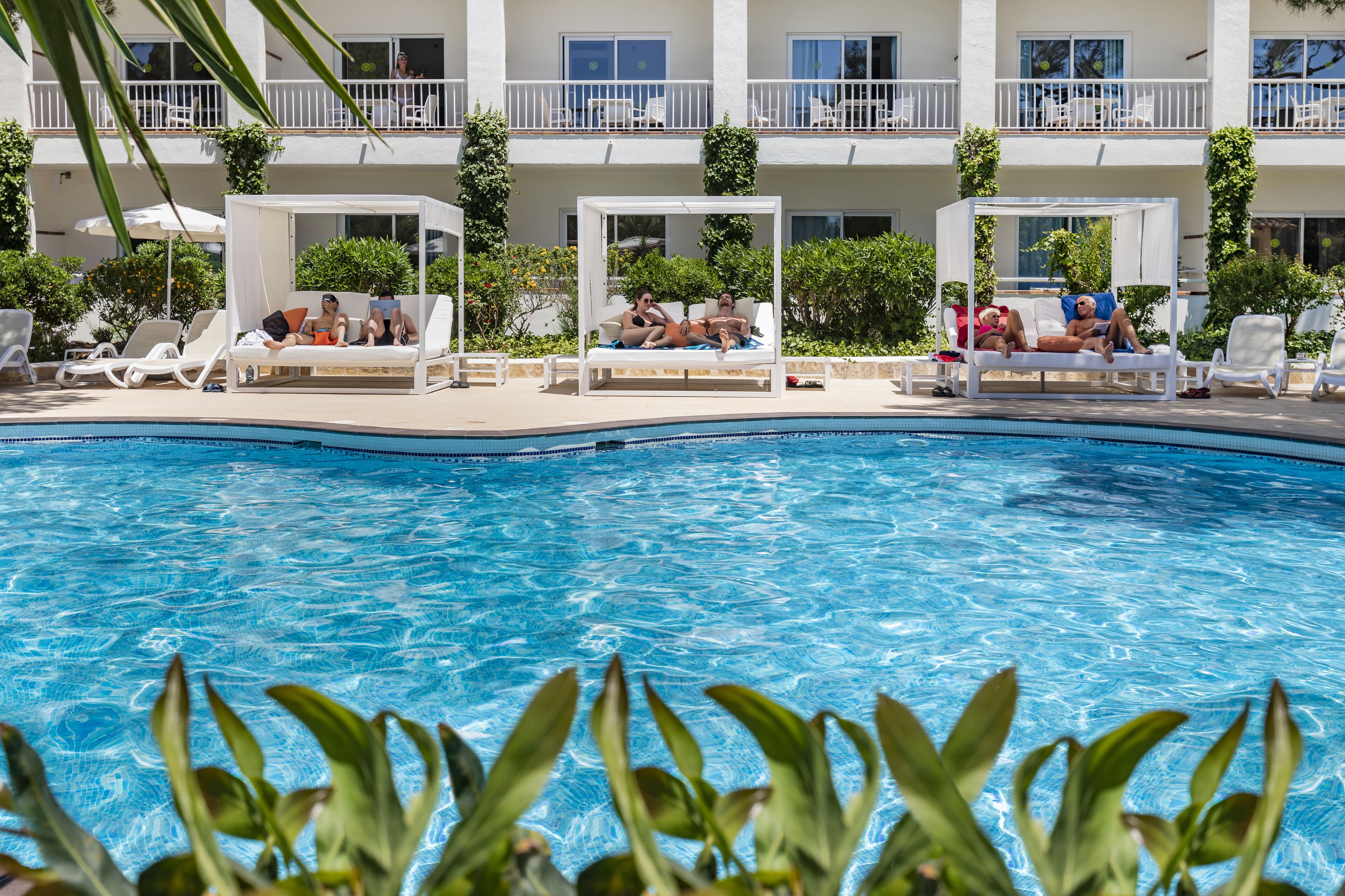 Façana frontal de l'allotjament