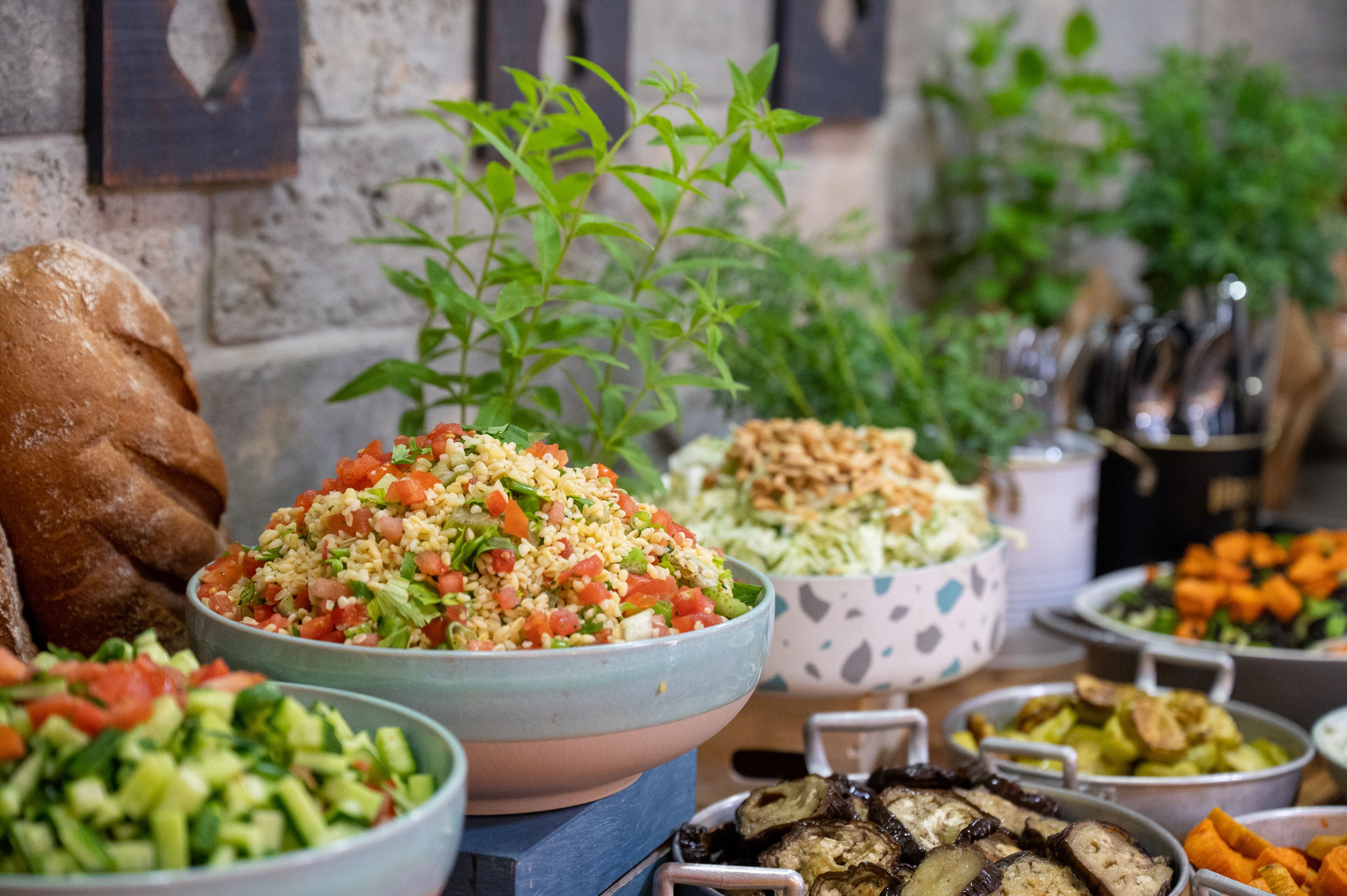 Desayuno buffet diario (ILS 40 por persona)