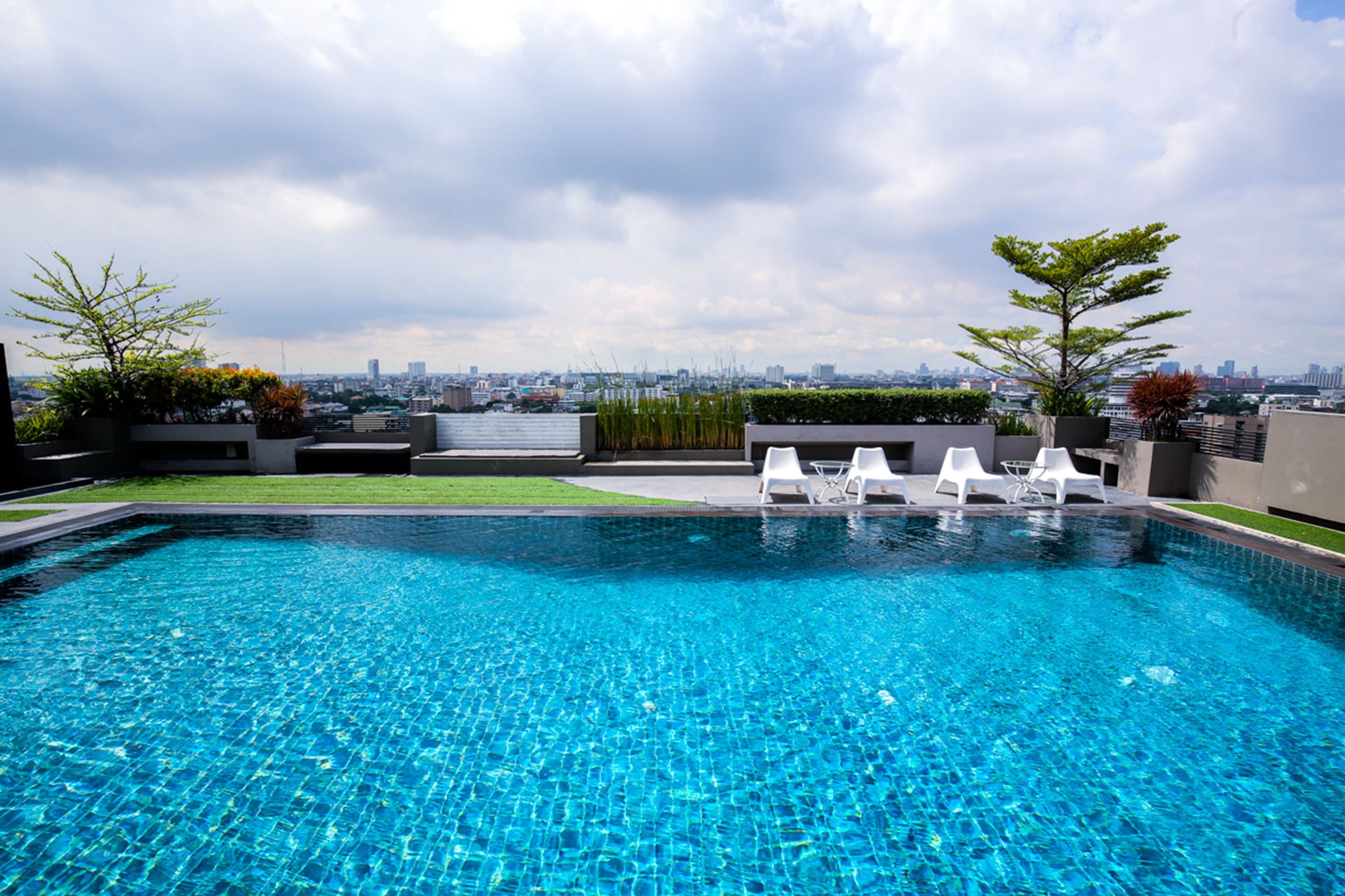 Alberca al aire libre 