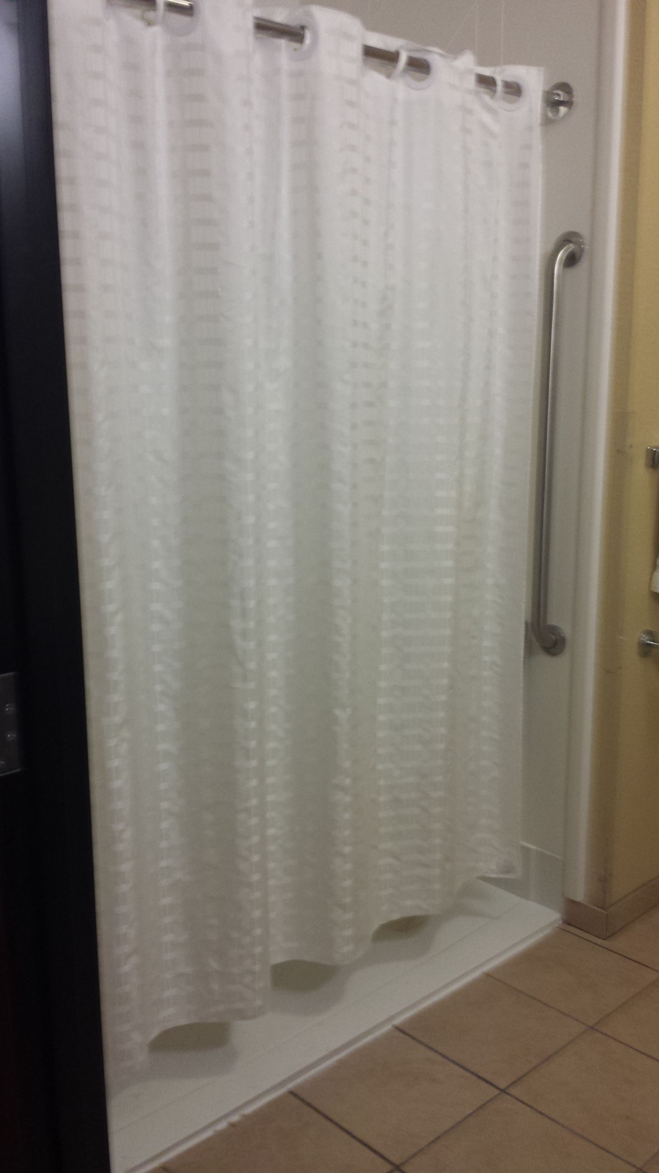 standard room, 1 king bed, accessible, non smoking | bathroom | combined shower/bathtub, free toiletries, hair dryer, towels