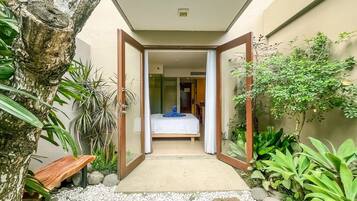 Quarto luxo, vista para o jardim (Free Beer - Welcome Drink) | Vista para o jardim