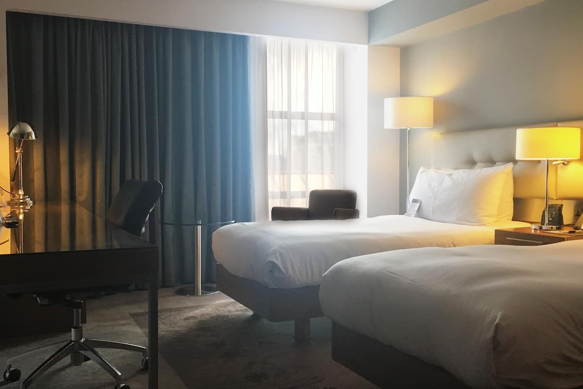 premium bedding, in-room safe, desk, blackout curtains