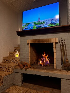 Suite Master Paris com lareira | 1 quarto, roupas de cama de algodão egípcio, roupas de cama premium