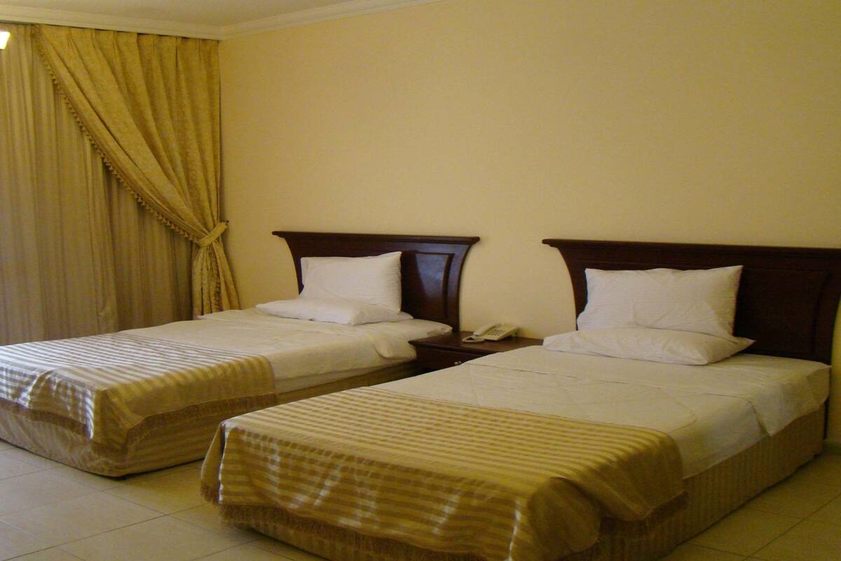 Classic Twin Room, City View | Pillow-top beds, individually furnished, desk, iron/ironing board