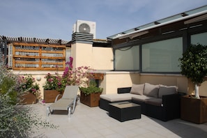 Apartamento, 3 quartos, terraço (4 pax) | Terraço/pátio
