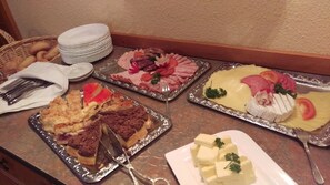 Daily buffet breakfast (EUR 6 per person)