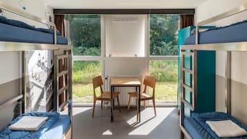 Phòng 4 Tiêu chuẩn, phòng tắm riêng (Bunk beds) | Két bảo mật tại phòng, bàn, truy cập Internet không dây miễn phí