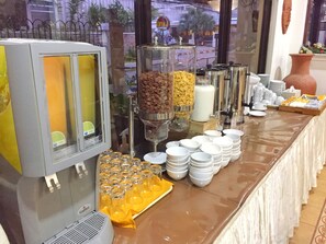 Morgenmadsbuffet hver dag mod et gebyr