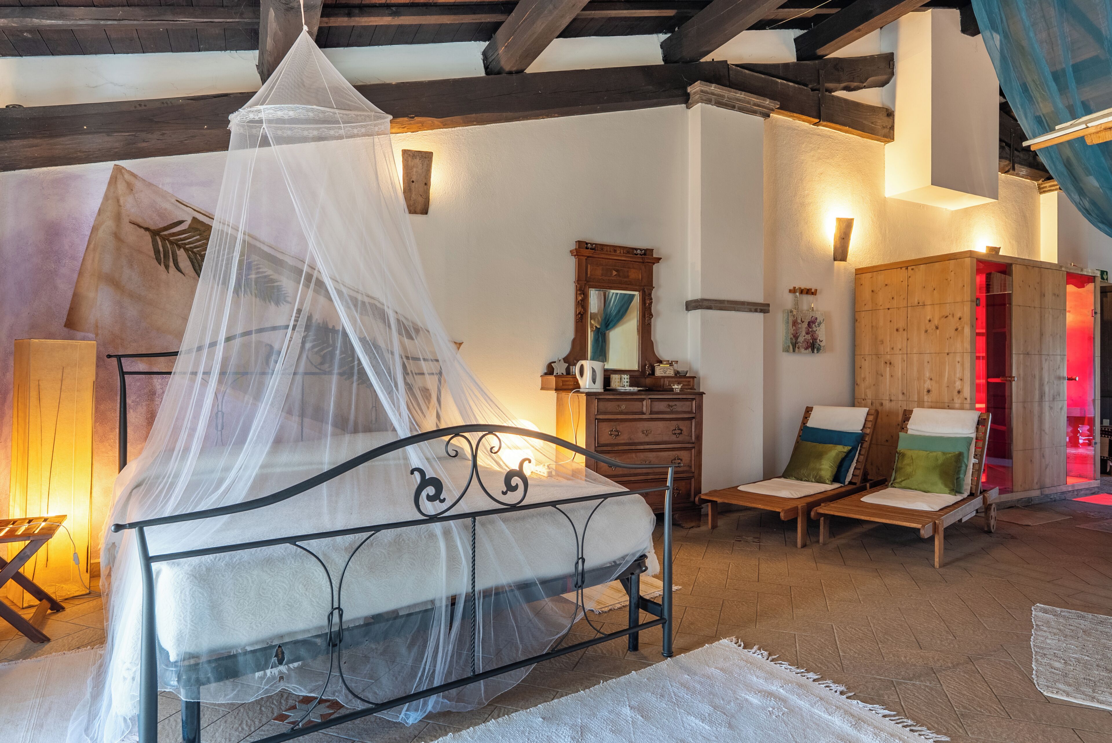 Suite Luxe, sauna, vue jardin