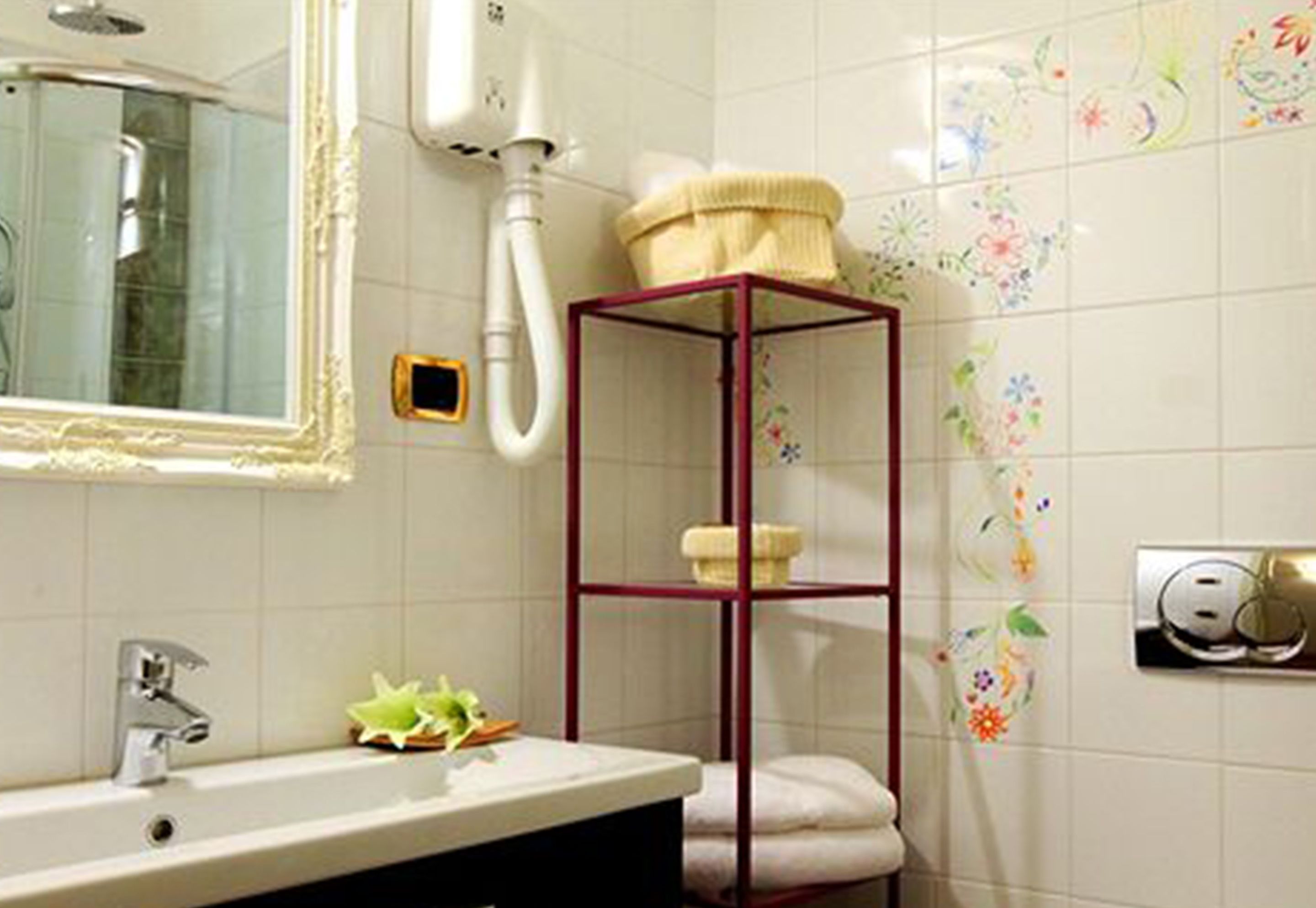 free toiletries, hair dryer, bathrobes, slippers